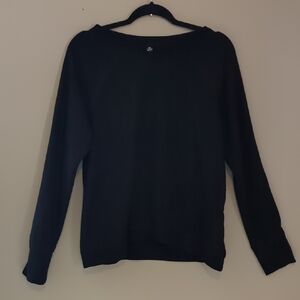 90 Degree By Reflex Classic Black Sweatshirt